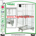 Chariot de supermarché emboîtable Cage métallique de Rool